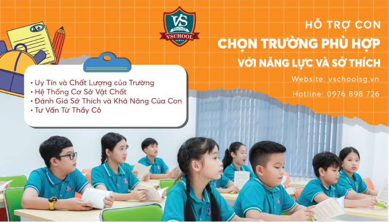 Hỗ trợ con chọn trường phù hợp với năng lực và sở thích