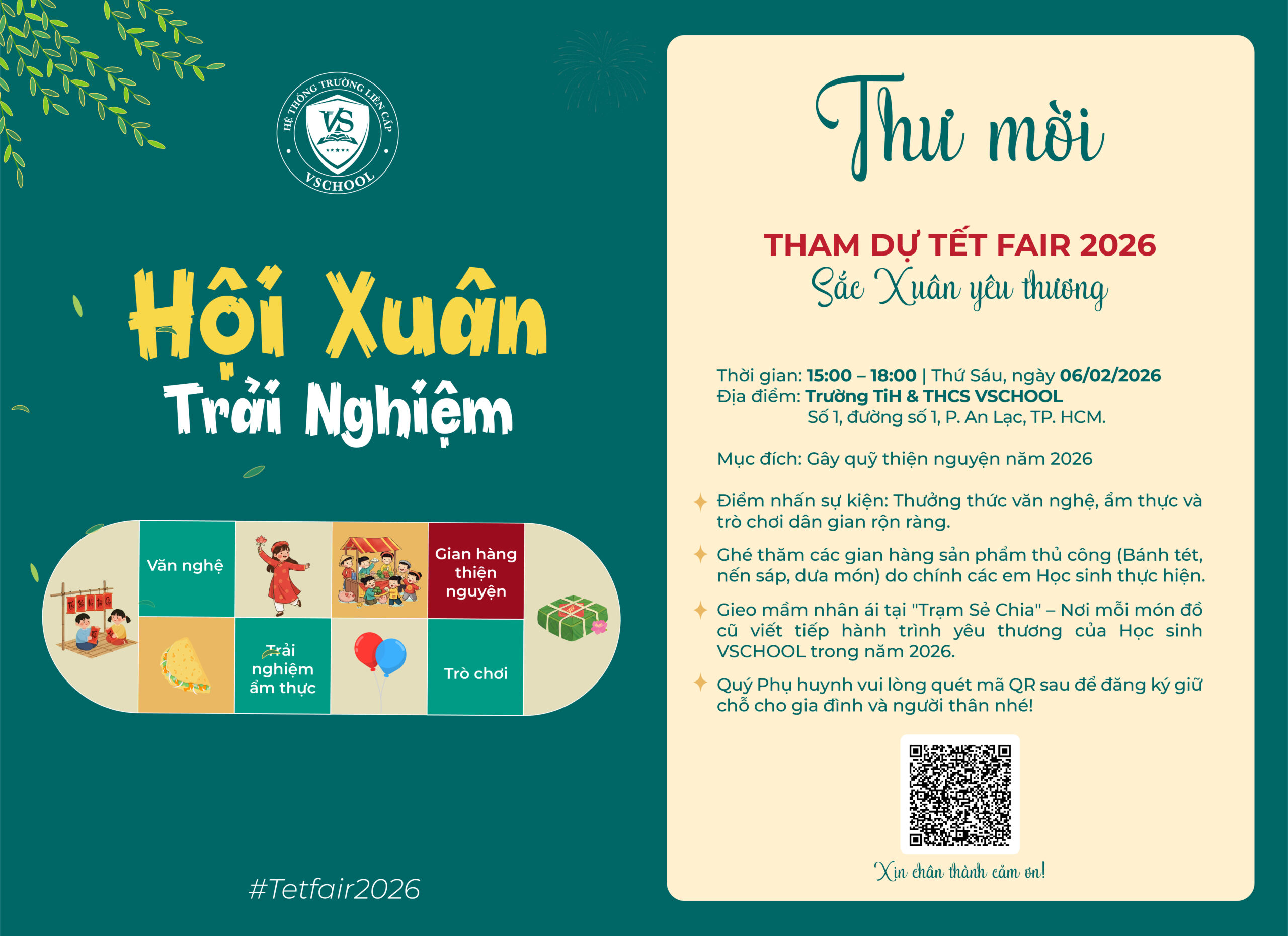 TẾT FAIR 2026: SẮC XUÂN YÊU THƯƠNG. Nơi ký ức giao thoa – nơi lòng nhân ái nở hoa 🧧🌱