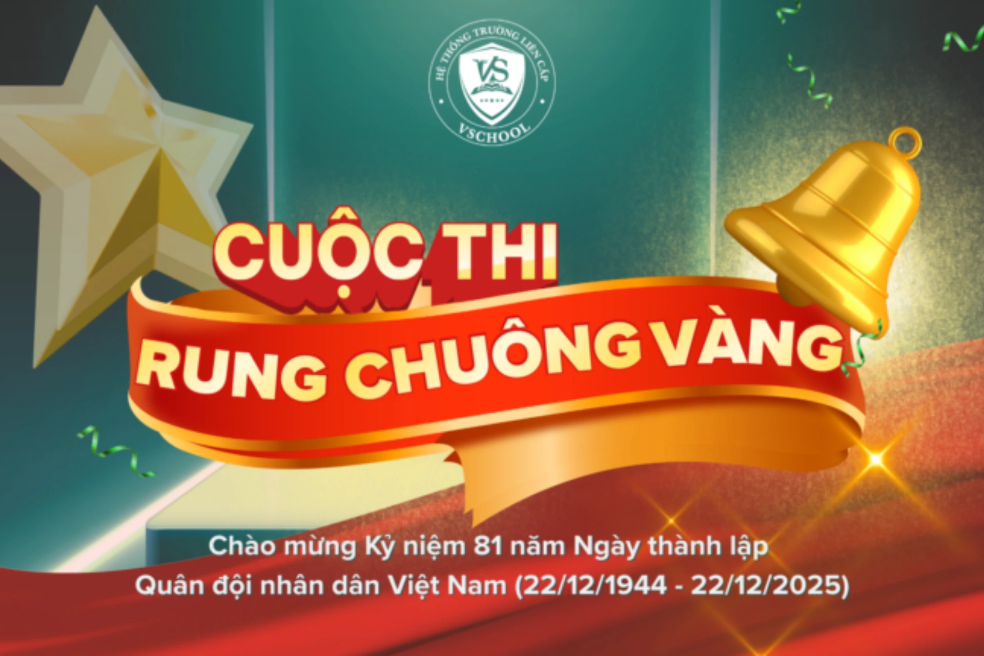 Rung Chuông Vàng Tại VSCHOOL – Thử Thách Kiến Thức, Rèn Luyện Bản Lĩnh