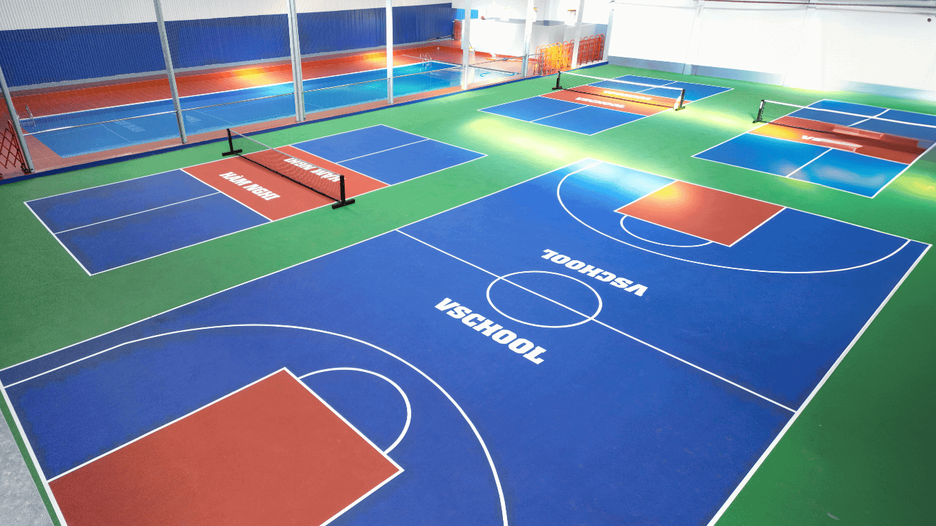 Sân Thể Chất Hệ Thống Trường Liên Cấp VSCHOOL Và Trường THPT Hàm Nghi