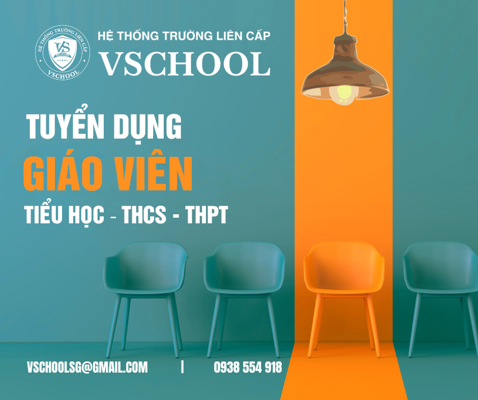 Tuyển dụng giáo viên cấp Tiểu học – THCS – THPT