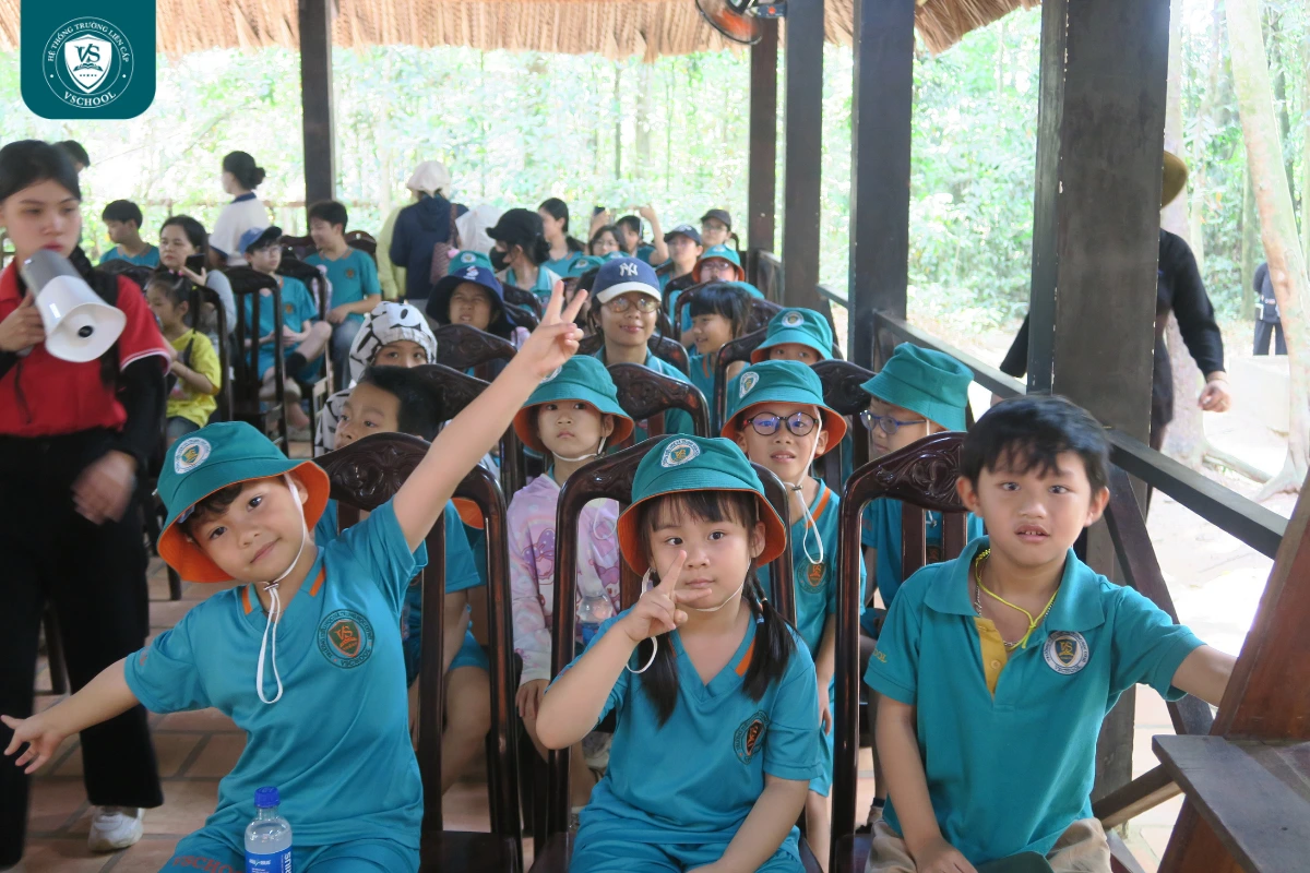 Hoạt động trải nghiệm tại VSCHOOL giúp học sinh phát triển toàn diện