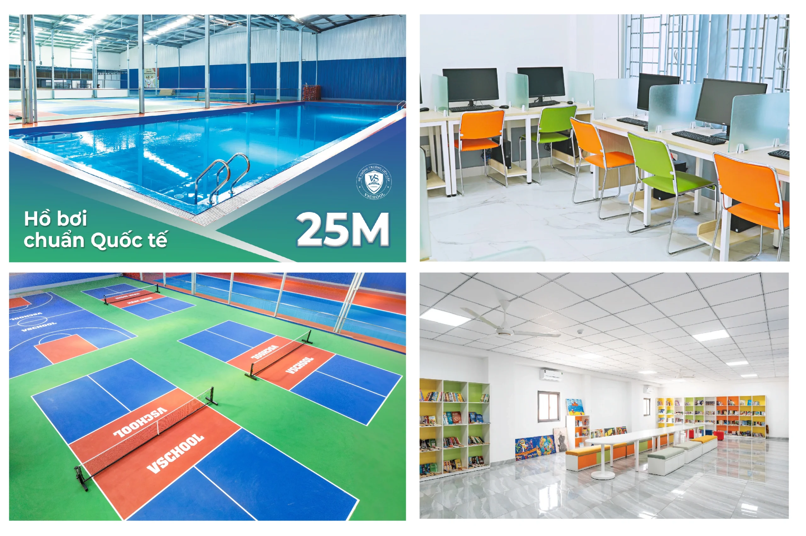 Không gian học tập hiện đại tại Trường Liên Cấp Bình Tân – VSCHOOL