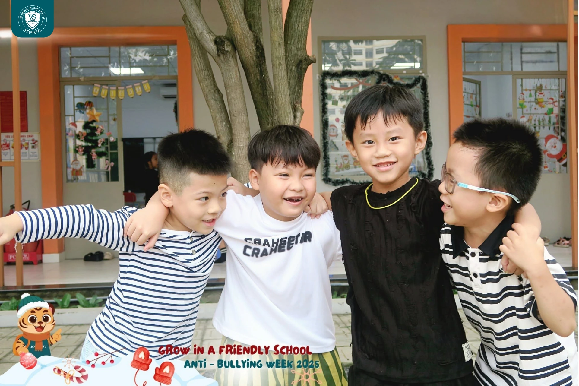 Twin Day giúp các bạn học sinh kết nối bạn bè